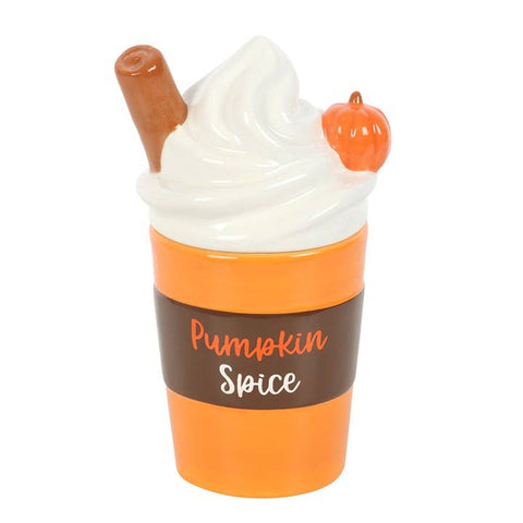 Quemador de aceite con tapa y calentador de cera de otoño con aroma a Pumpkin Spice Latte