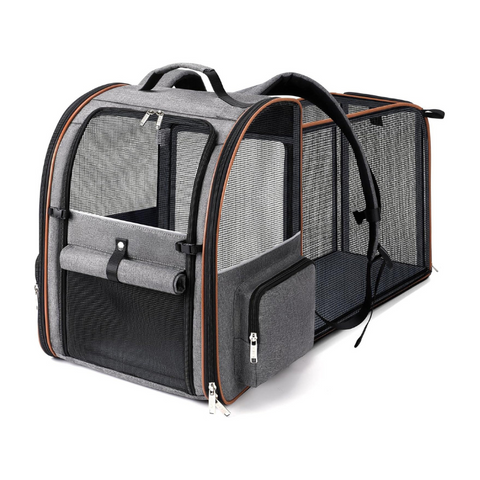 Mochila Transportadora de Mascotas Extensible