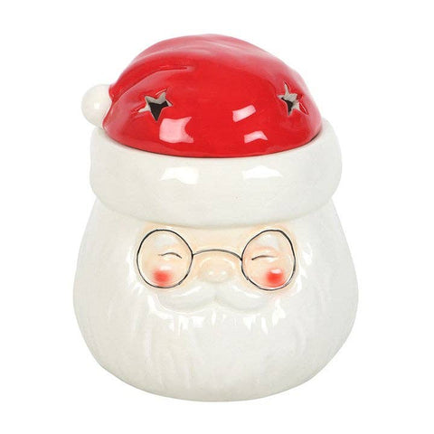 Quemador de Aceite y Calentador de Cera con Forma de Papá Noel para Navidad