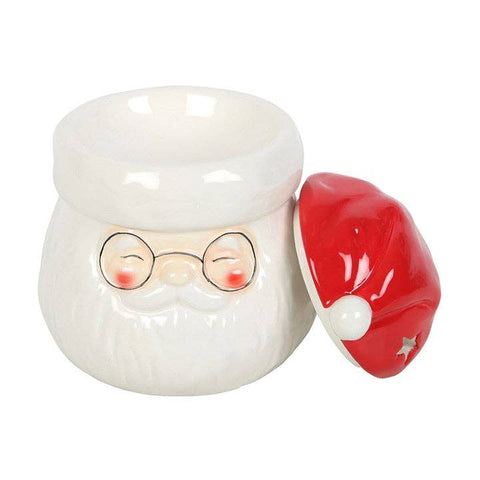 Quemador de Aceite y Calentador de Cera con Forma de Papá Noel para Navidad