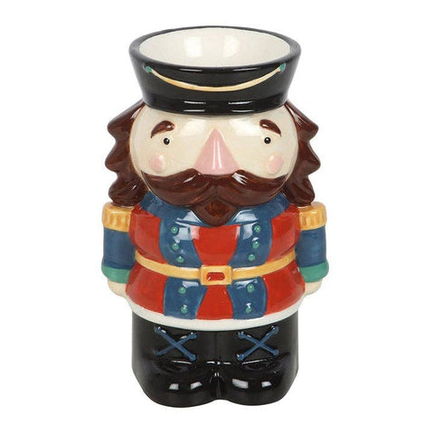 Quemador de Aceite y Calentador de Cera con Forma de Cascanueces de Navidad