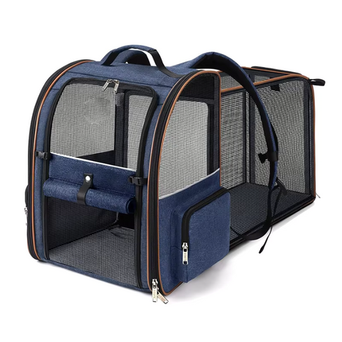 Mochila Transportadora de Mascotas Extensible
