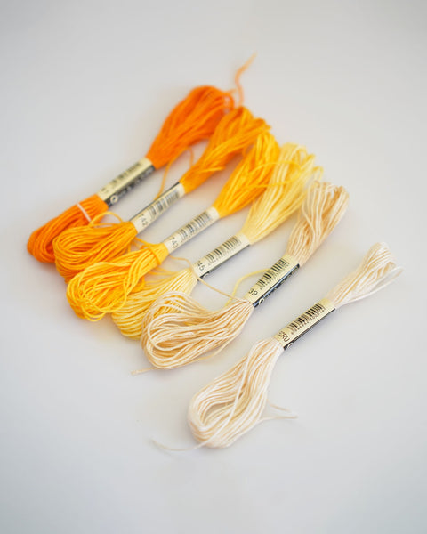 Set de Hilos de Punto de Cruz – Gama Naranjas