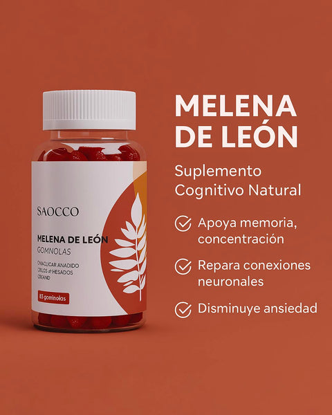 Melena de León en gominolas | Apoya tu energía, sistema nervioso e inmunidad
