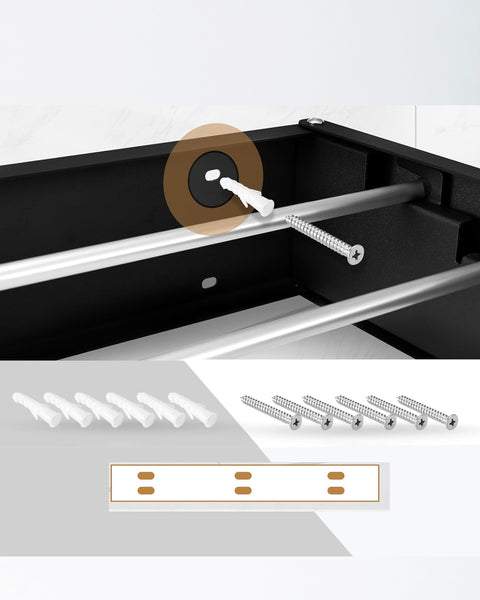 Tendedero plegable pared 80 cm
