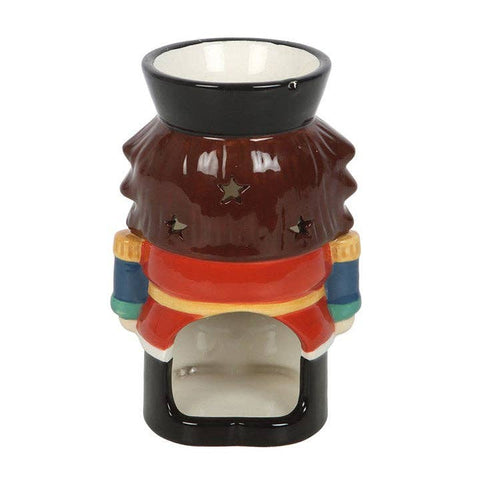 Quemador de Aceite y Calentador de Cera con Forma de Cascanueces de Navidad