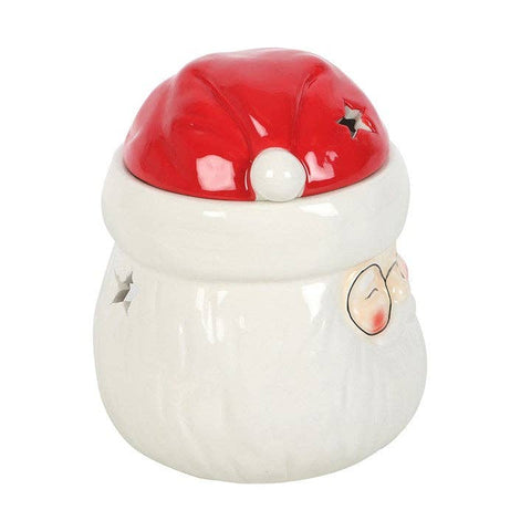 Quemador de Aceite y Calentador de Cera con Forma de Papá Noel para Navidad
