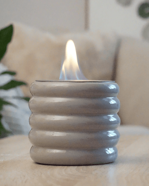 Chimenea Tanwen Taupe brillante - Saocco