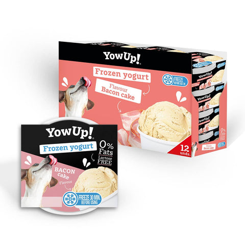 Helado de yogur para perros y gatos sabor Tarta de bacon