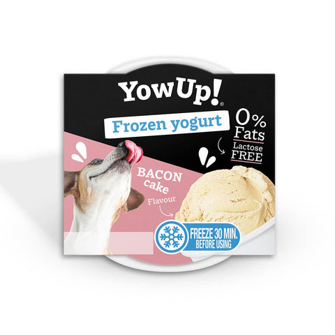 Helado de yogur para perros y gatos sabor Tarta de bacon