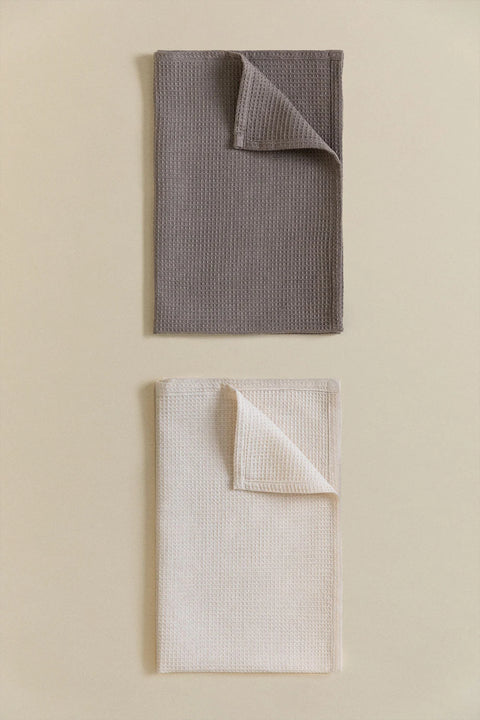 Paño de Cocina en Algodón beige