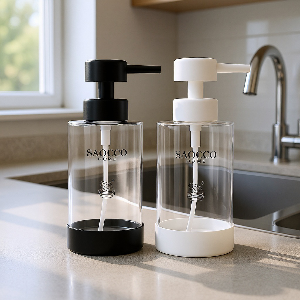 Dispensador de Jabón de Cristal 300ml