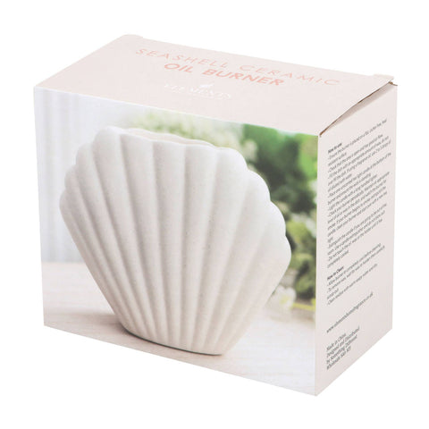 Quemador de aceite y calentador de cera Nautical Seashell