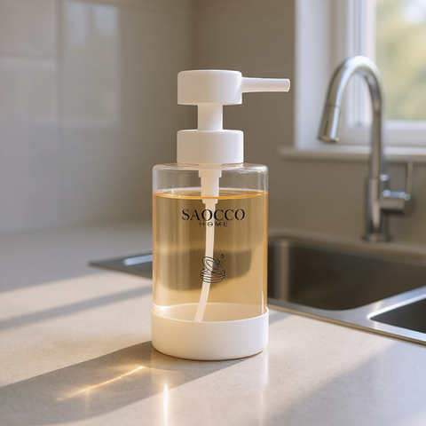 Dispensador de Jabón de Cristal 300ml