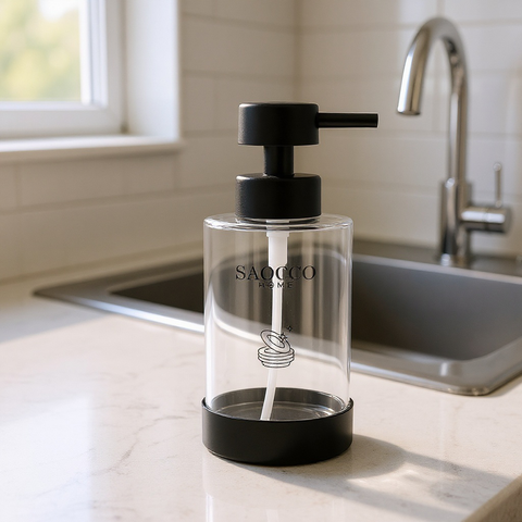Dispensador de Jabón de Cristal 300ml