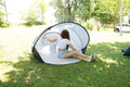 Carpa de Playa Pop-Up Saocco jardines y playa
