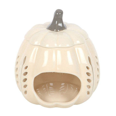 Calentador de cera para wax melts Calabaza de Otoño crema
