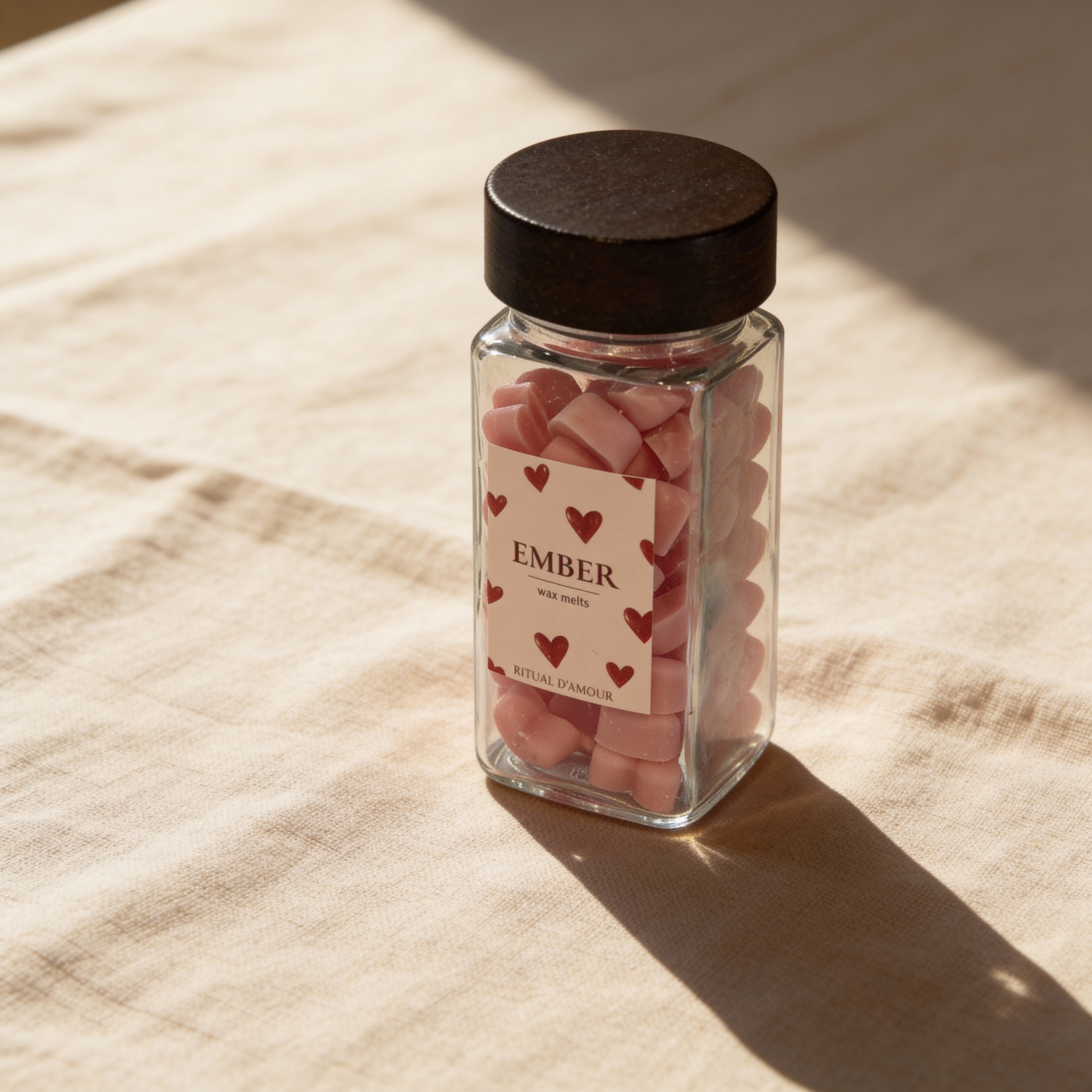 Wax Melts Ember en forma de corazón