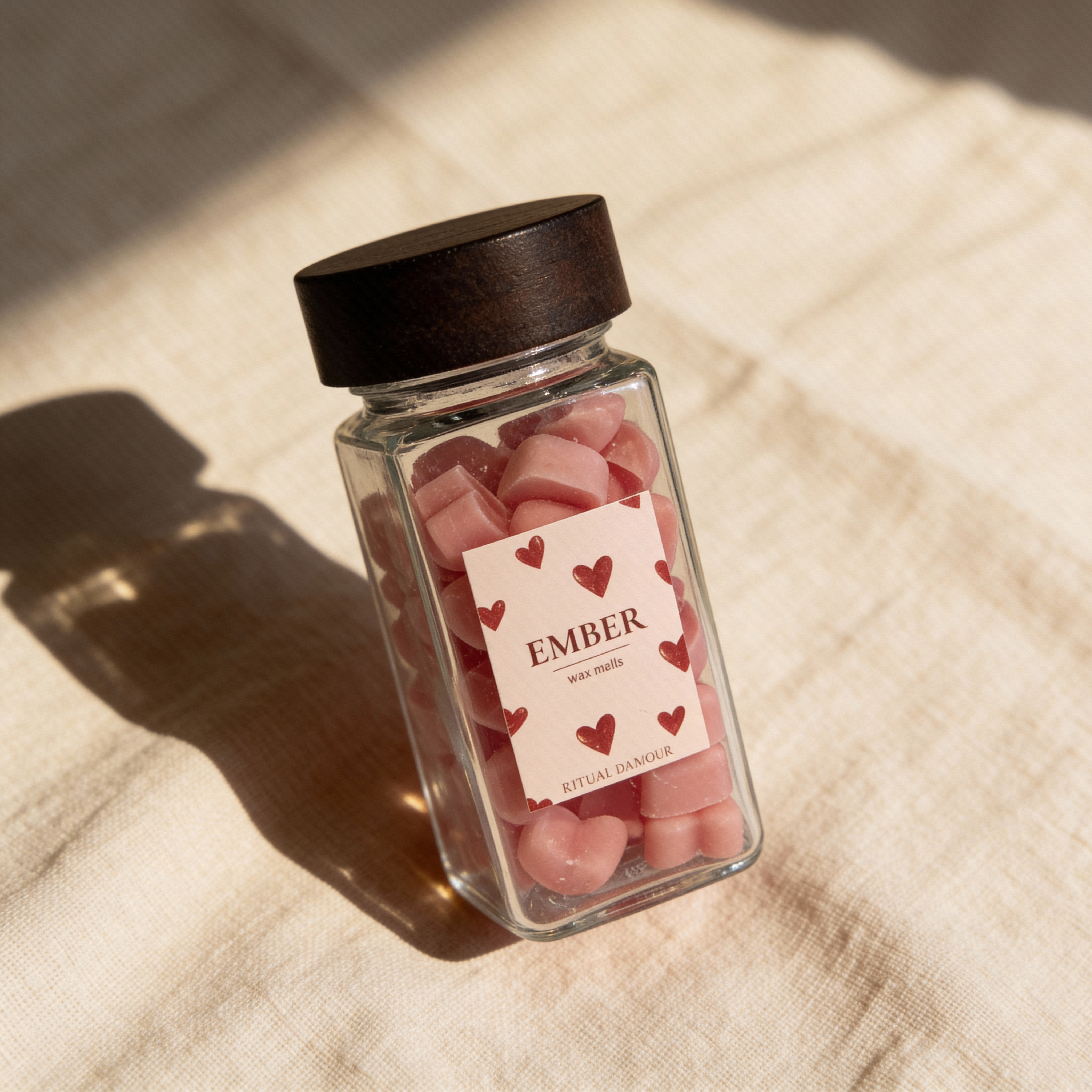 Wax Melts Ember en forma de corazón