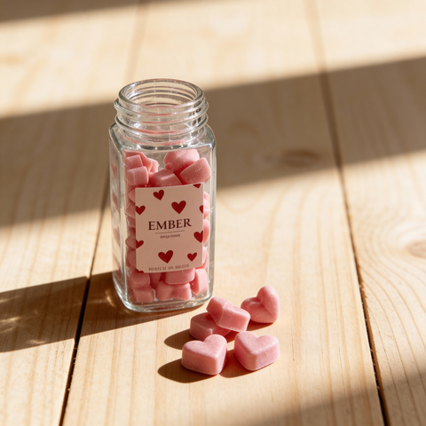 Wax Melts Ember en forma de corazón