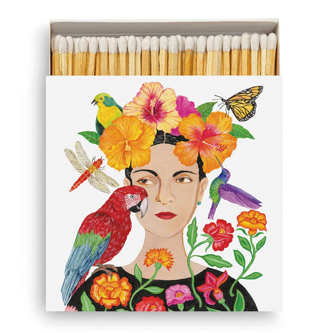 Caja de cerillas grade - Floral