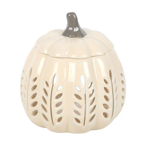 Calentador de cera para wax melts Calabaza de Otoño crema