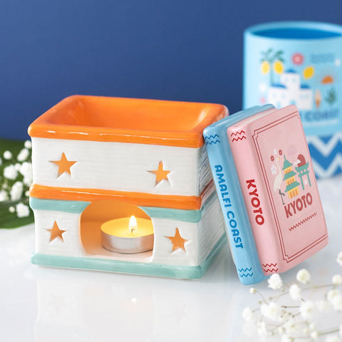 Calentador wax melts libros de viajes