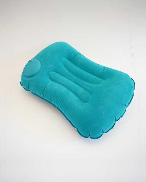 Almohada hinchable de playa y viaje
