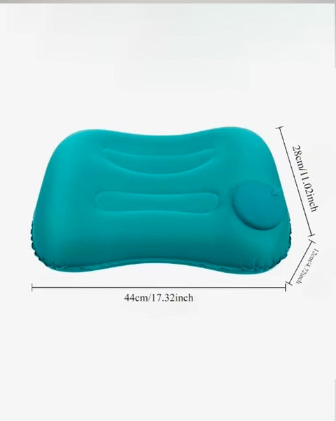 Almohada hinchable de playa y viaje