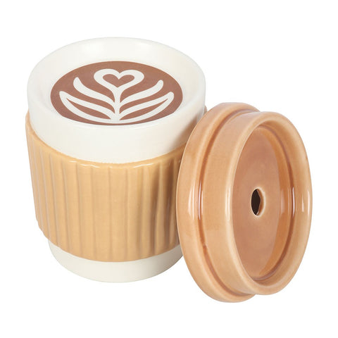 Calentador wax melts taza de capuccino