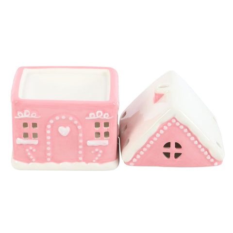Calentador de wax melts Casita Jengi rosa
