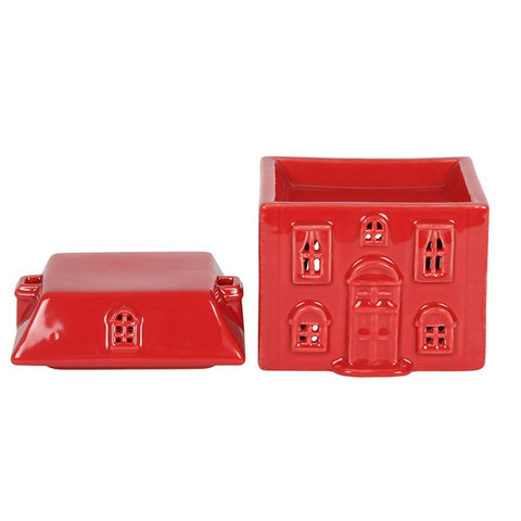 Calentador de wax melts Casita Roja