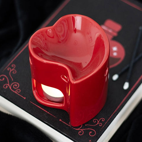 Calentador de Wax Melts Corazón Rojo