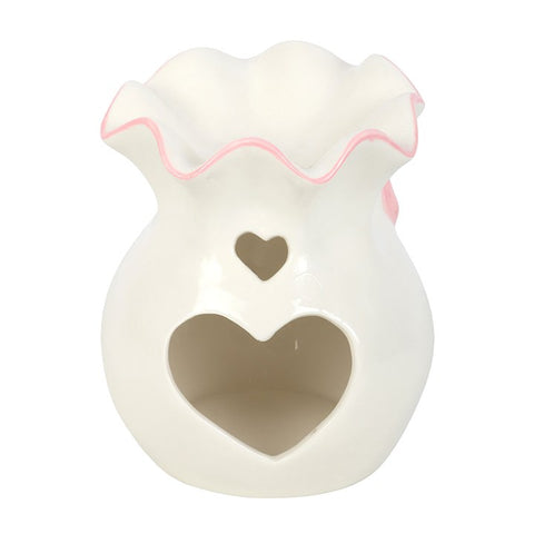 Calentador de Wax Melts Lazo Rosa