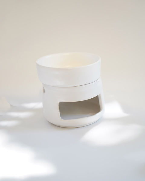 Calentador de cera para wax melts Blanco