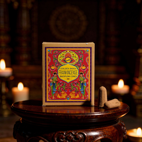 Conos de Incienso Cascada Golden India – Frankincense