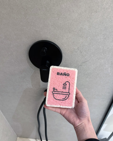 Bayetas y esponjas  limpieza baños