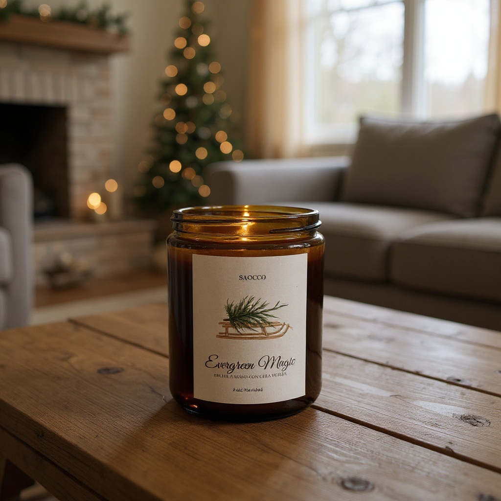 Vela Navidad Evergreen Magic