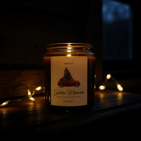 Vela Navidad Golden Memories