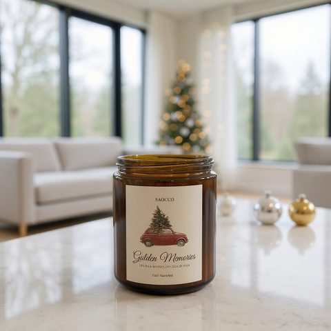 Vela Navidad Golden Memories