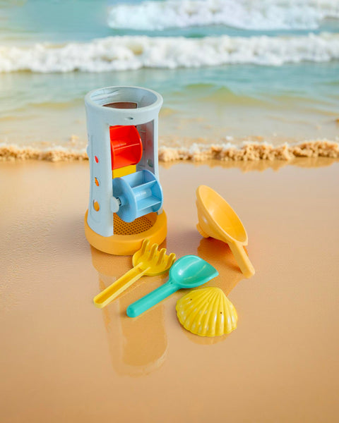 Juguete de playa - Molino de agua y figuras