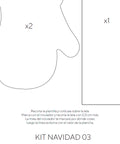 Instrucciones DIY adornos Navidad - Saocco