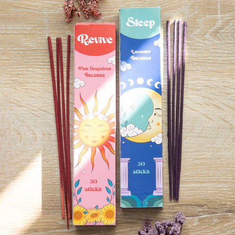 Set de Inciensos Sleep & Revive (Lavanda y Pomelo Rosa)