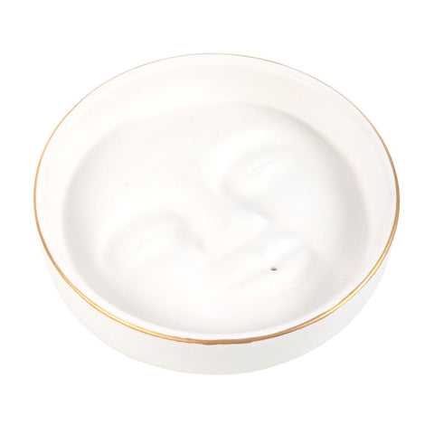 Soporte para Incienso Luna Blanca