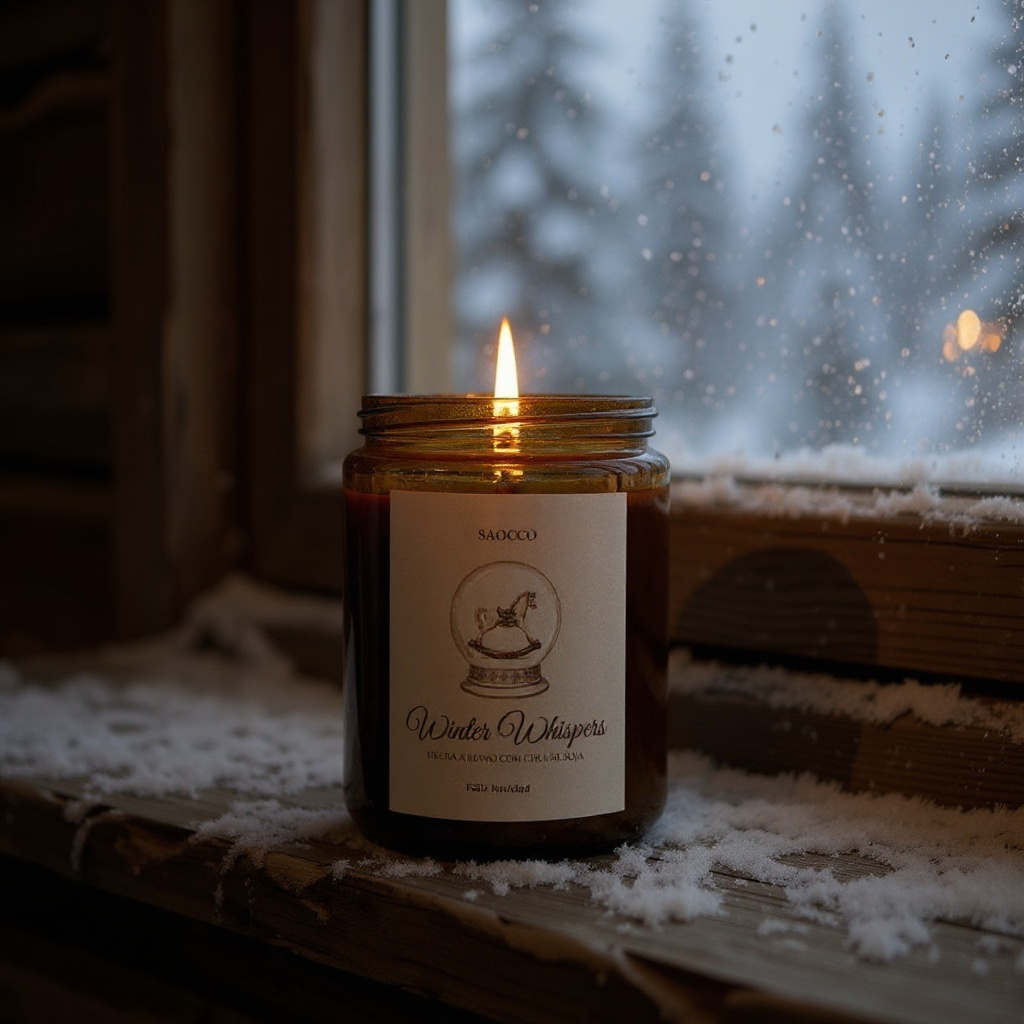 Vela Navidad Winter Whispers