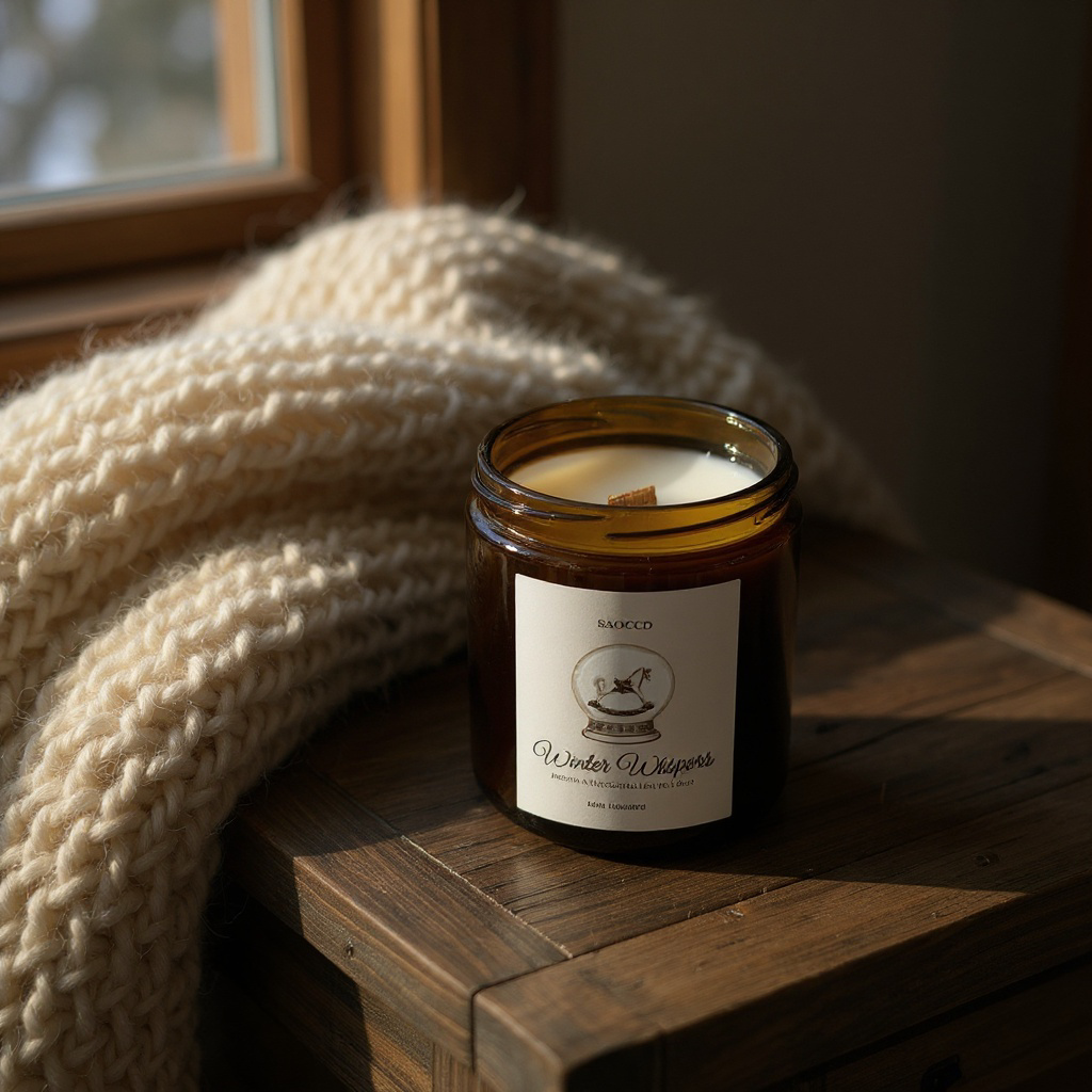 Vela Navidad Winter Whispers