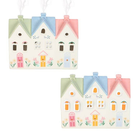 Quemador de conos de incienso y portavelas de té Pastel House