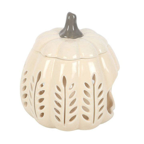 Calentador de cera para wax melts Calabaza de Otoño crema