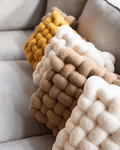 Cojín cuadrado Borreguito Beige - Saocco