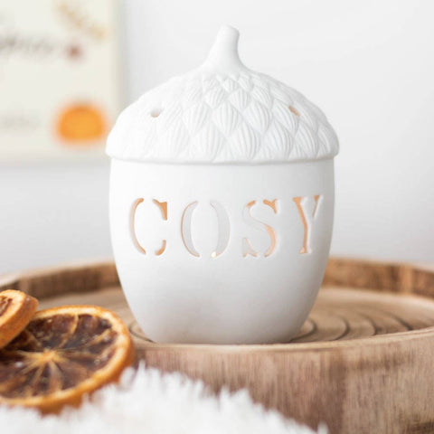 Portavelas Cosy Autumn Acorn